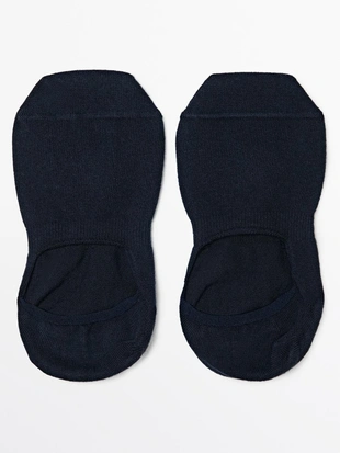 Набор из 3 пар невидимых носков из хлопкового смесового материала- Заказать в России