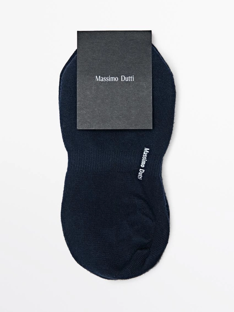 Набор из 3 пар невидимых носков из хлопкового смесового материала