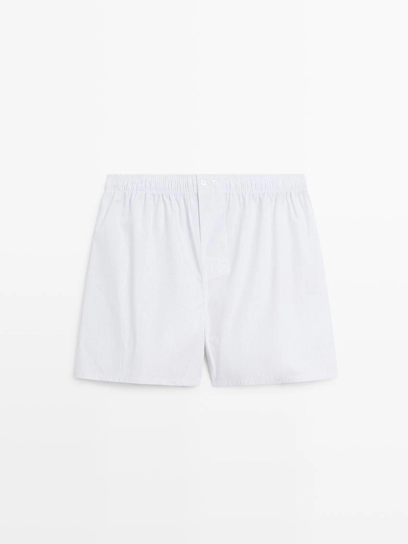 Боксеры в полоску из 100% хлопка