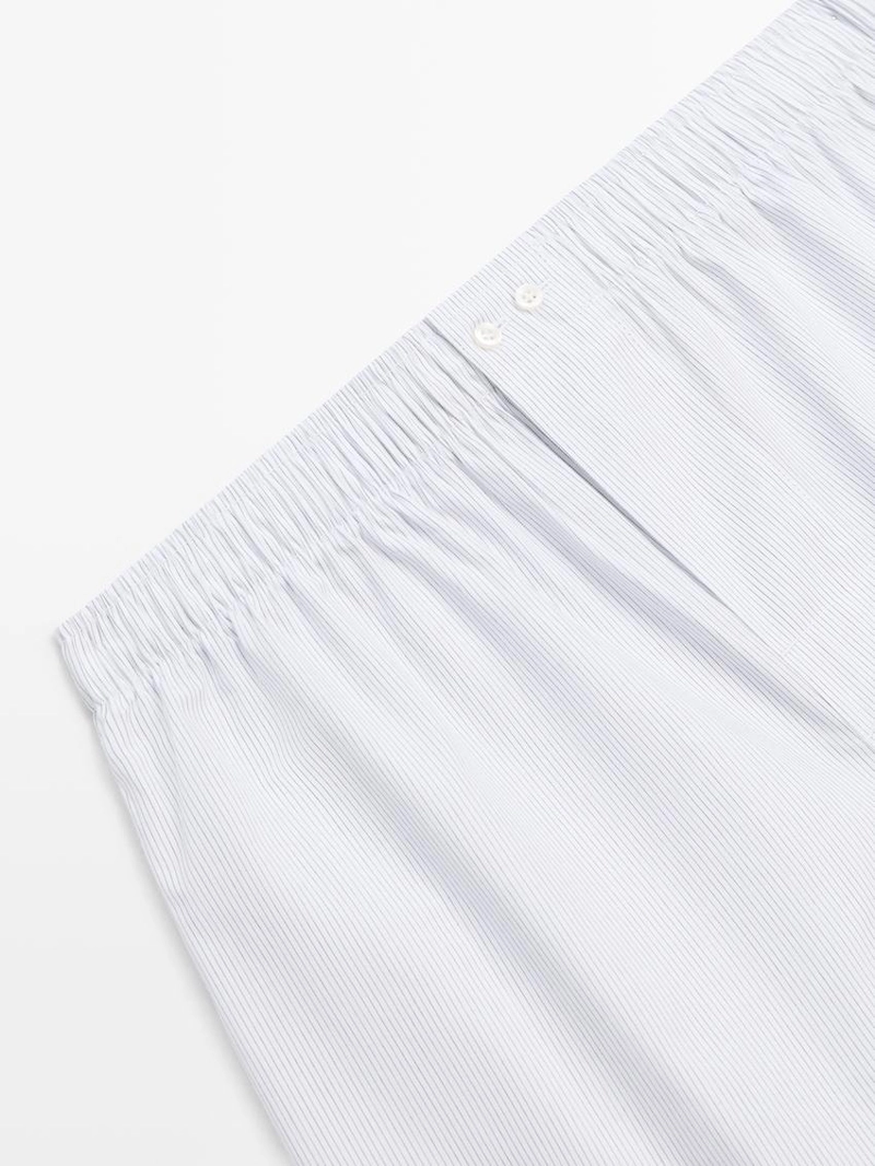 Боксеры в полоску из 100% хлопка