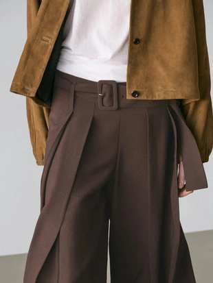 Юбка-шорты с плиссировкой до середины бедра- Заказать в России