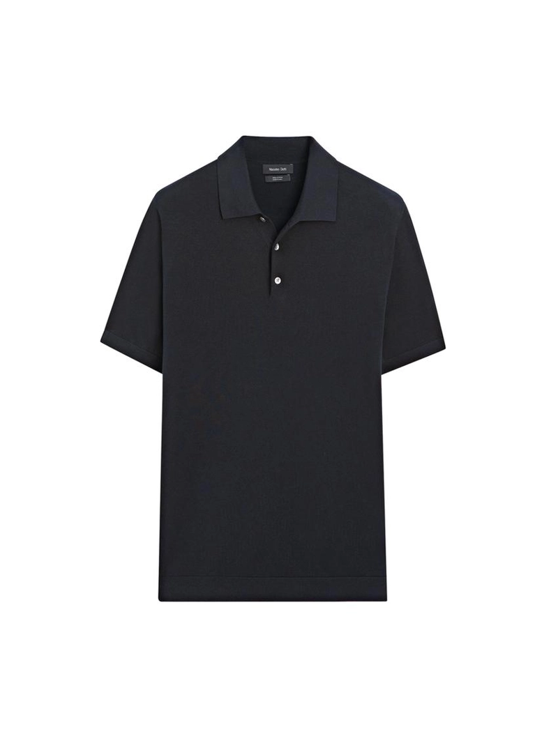 Поло из хлопкового трикотажа