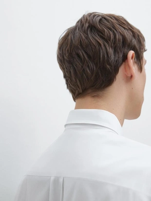 Рубашка из хлопково-вискозного трикотажа- Заказать в России