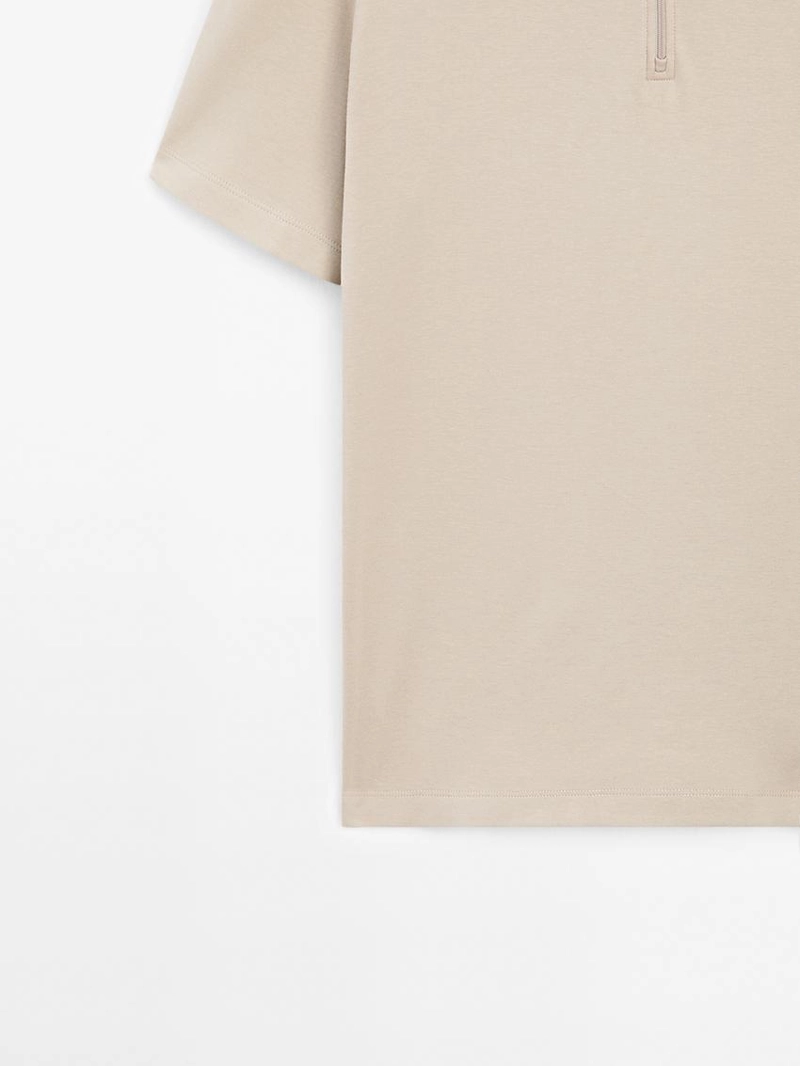 Поло с коротким рукавом из 100% хлопка