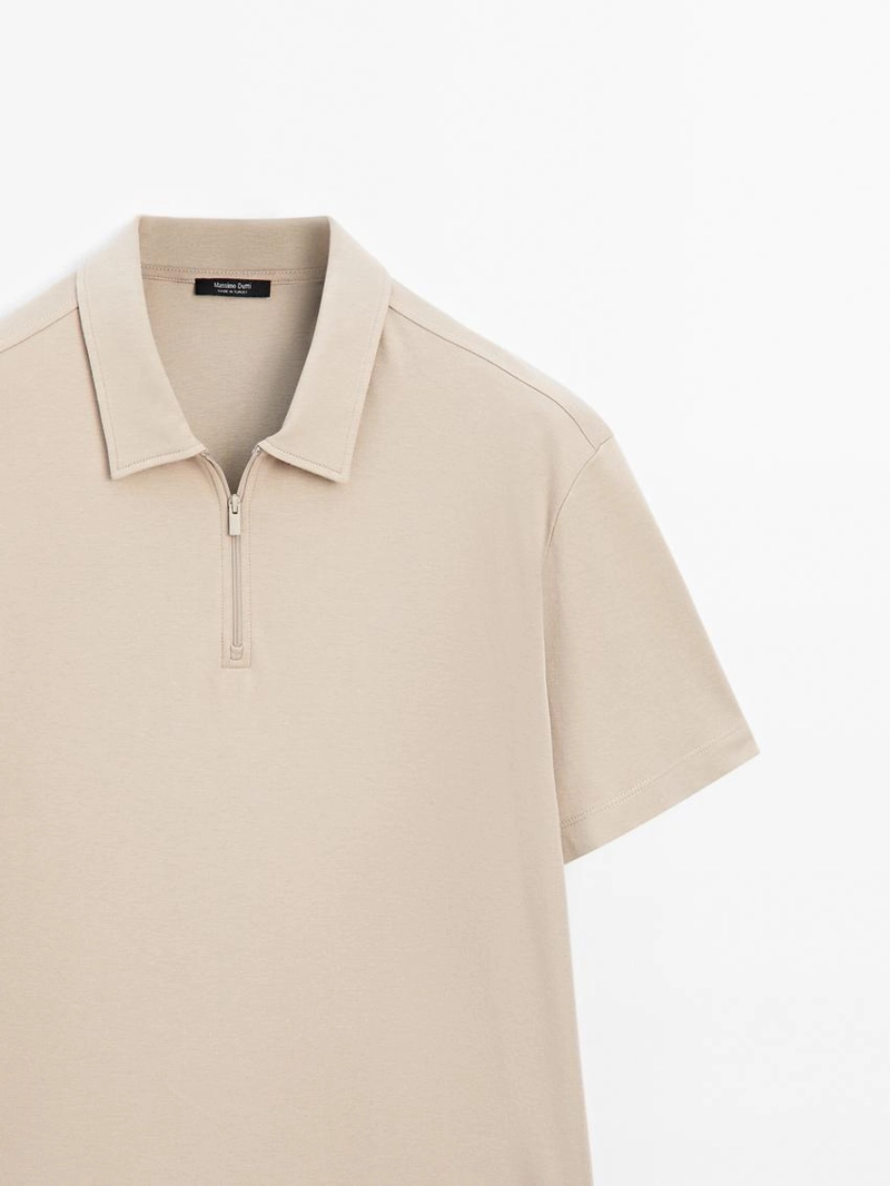 Поло с коротким рукавом из 100% хлопка