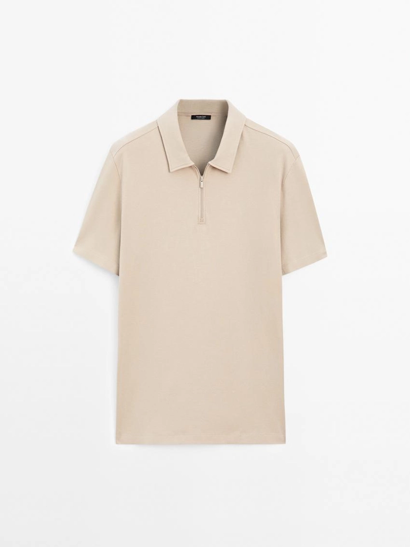 Поло с коротким рукавом из 100% хлопка