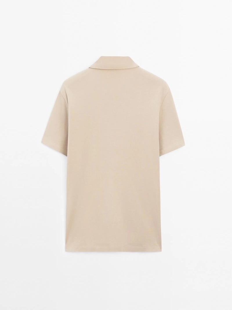 Поло с коротким рукавом из 100% хлопка
