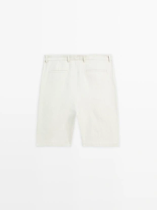 100% льняные бермуды- Заказать в России