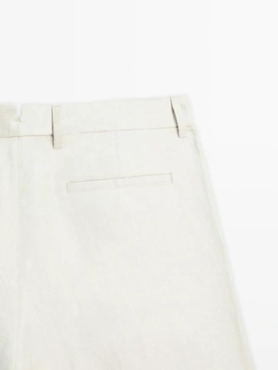 100% льняные бермуды- Заказать в России