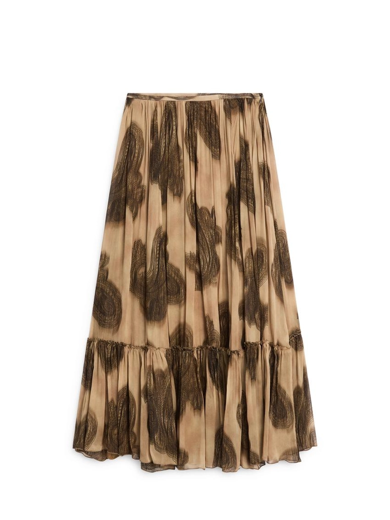 Длинная юбка с пейсли
