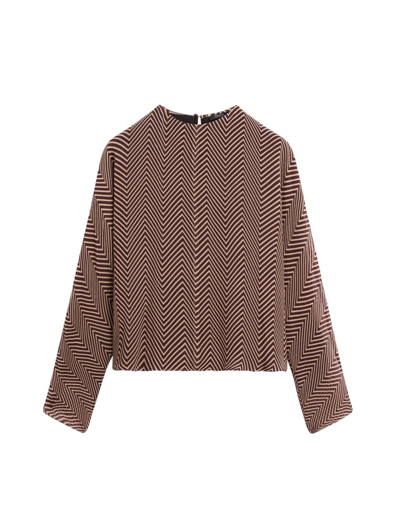Блузка с геометрическим принтом