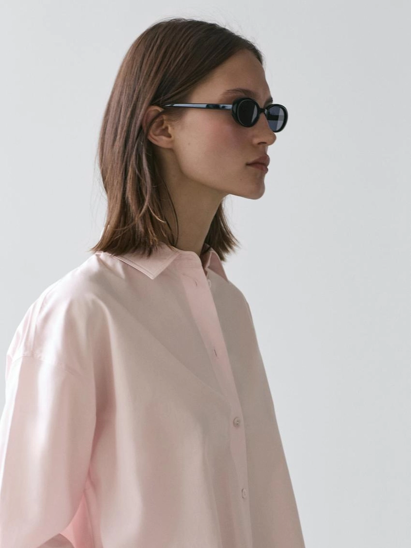 Рубашка из поплина и хлопковой смеси