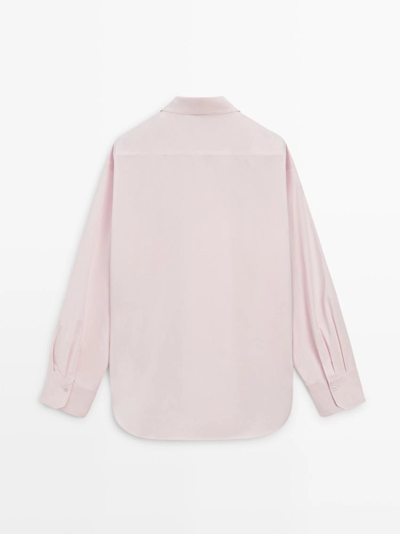 Рубашка из поплина и хлопковой смеси