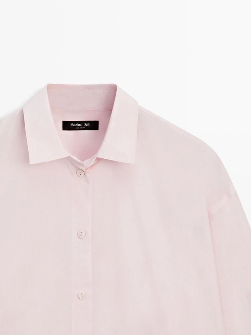 Рубашка из поплина и хлопковой смеси