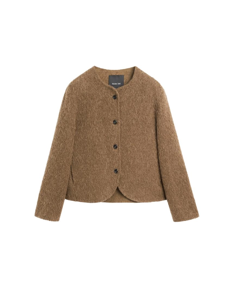 Кардиган из альпаки и шерсти с мягкой отделкой