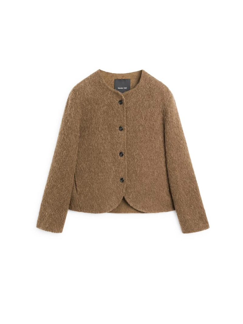 Кардиган из альпаки и шерсти с мягкой отделкой