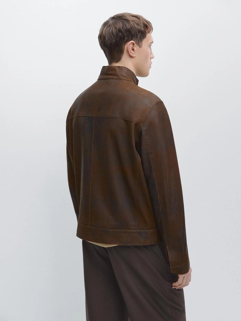 Куртка из замши с начесом