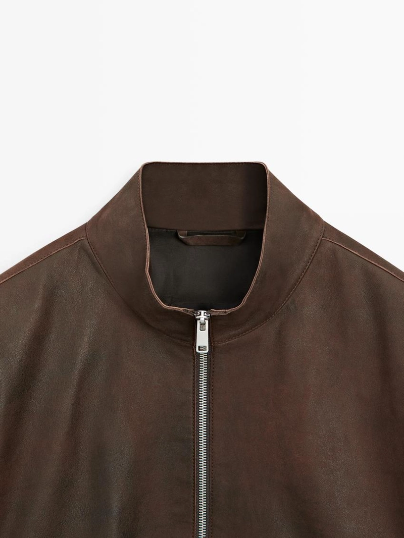 Куртка из замши с начесом