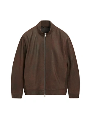 Куртка из замши с начесом- Заказать в России