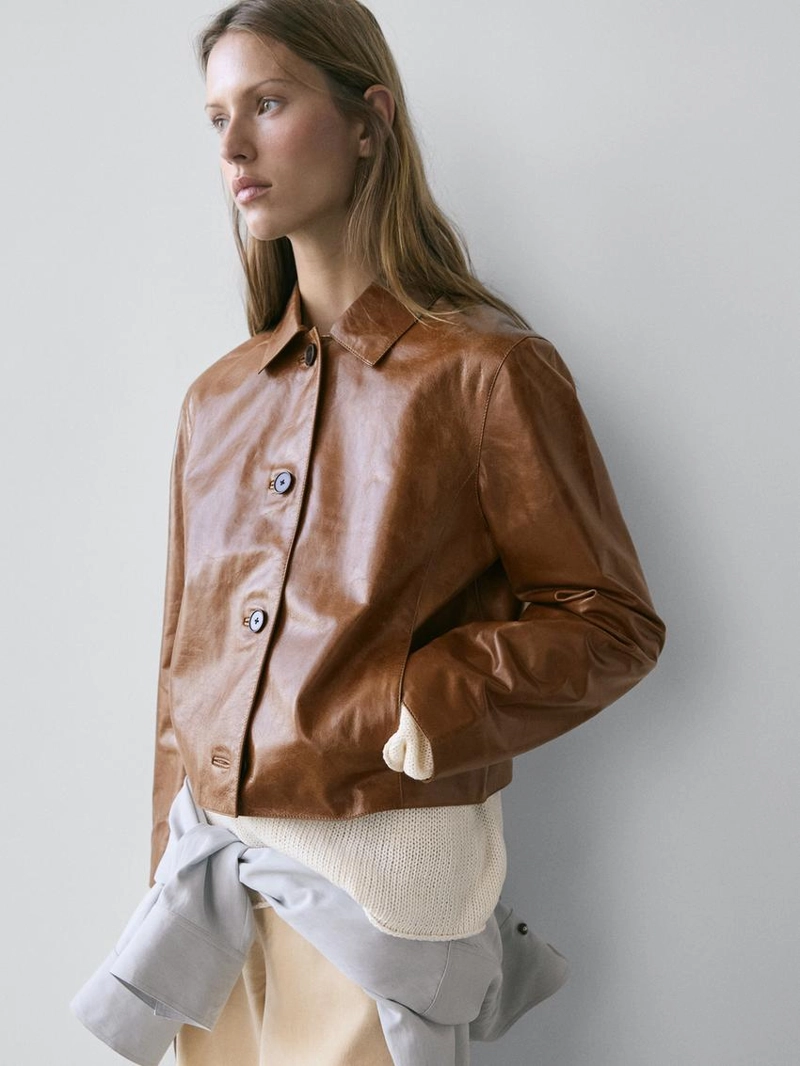 Куртка из овчины с крагулом