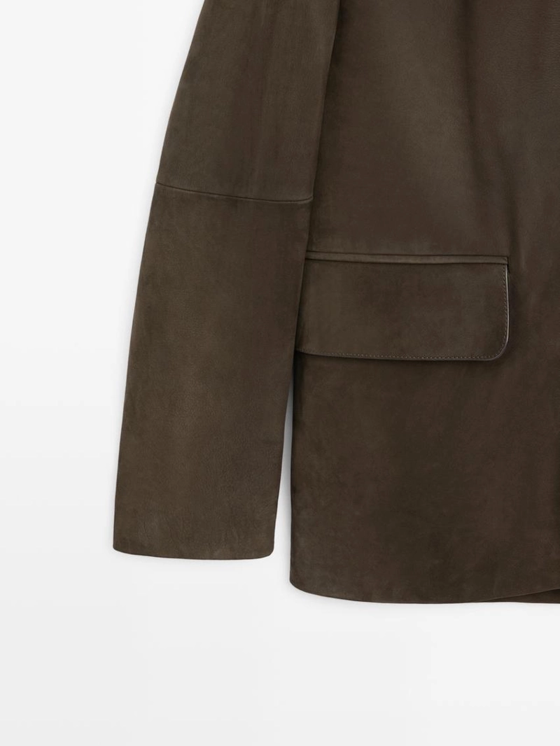 Замшевый жакет