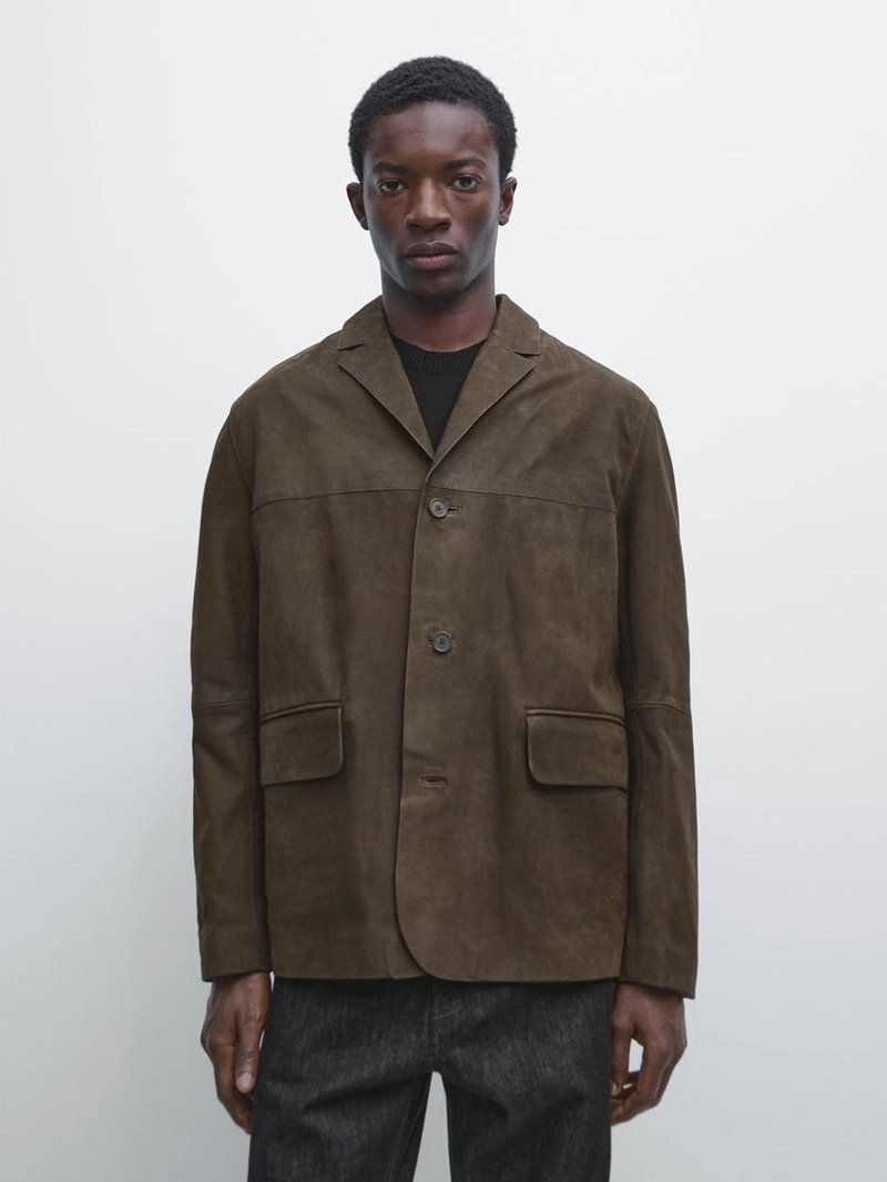 Замшевый жакет