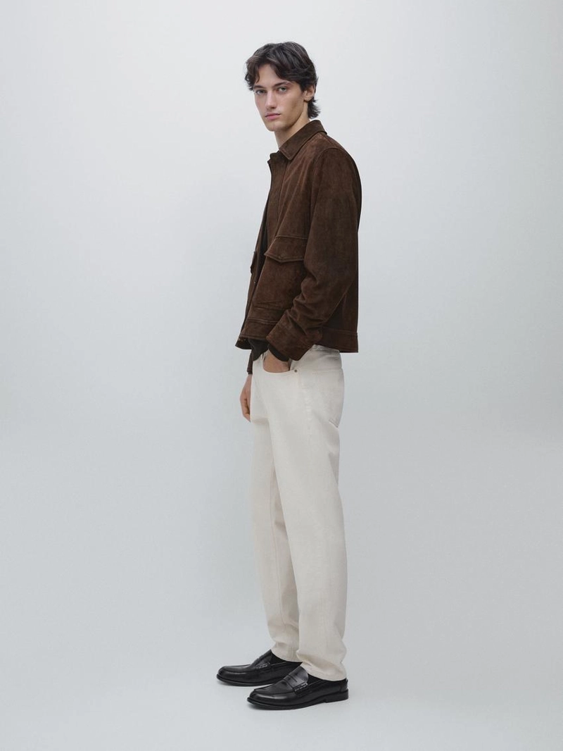 Куртка из замши