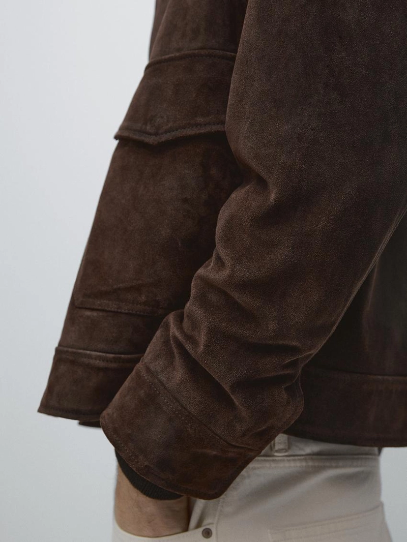 Куртка из замши