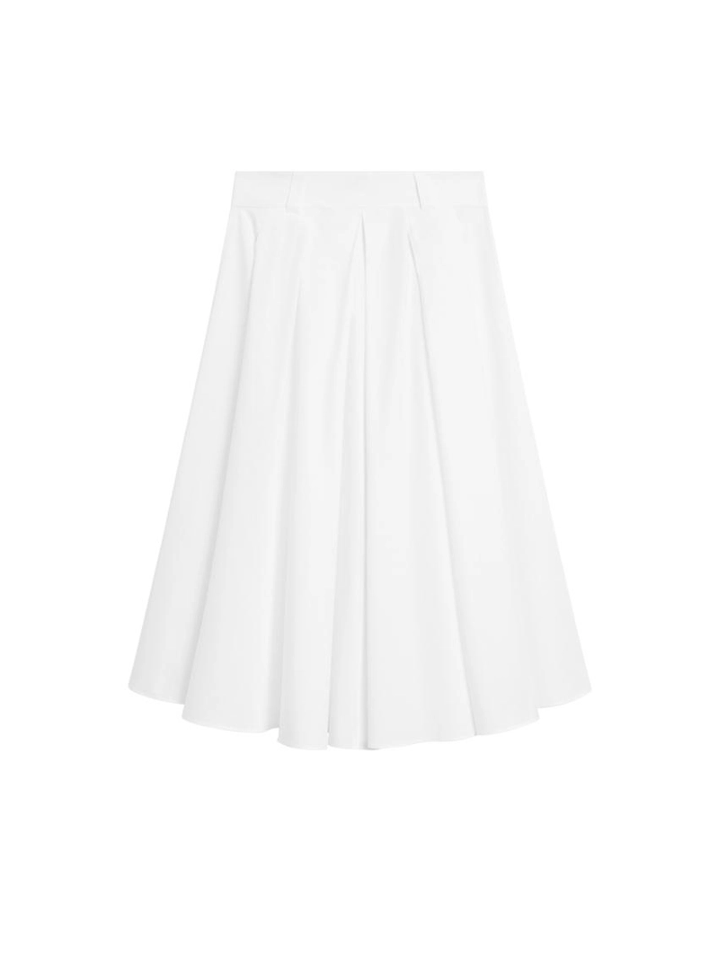 Юбка миди с деталями петель для ремня