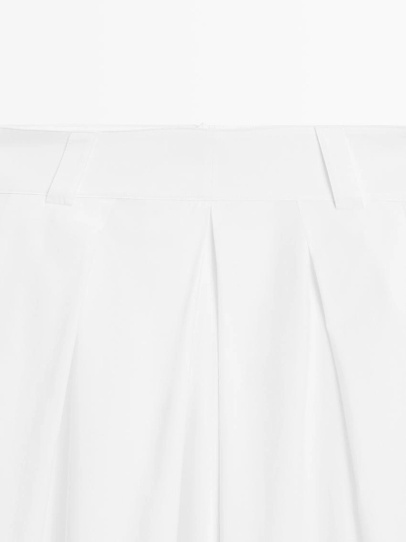 Юбка миди с деталями петель для ремня