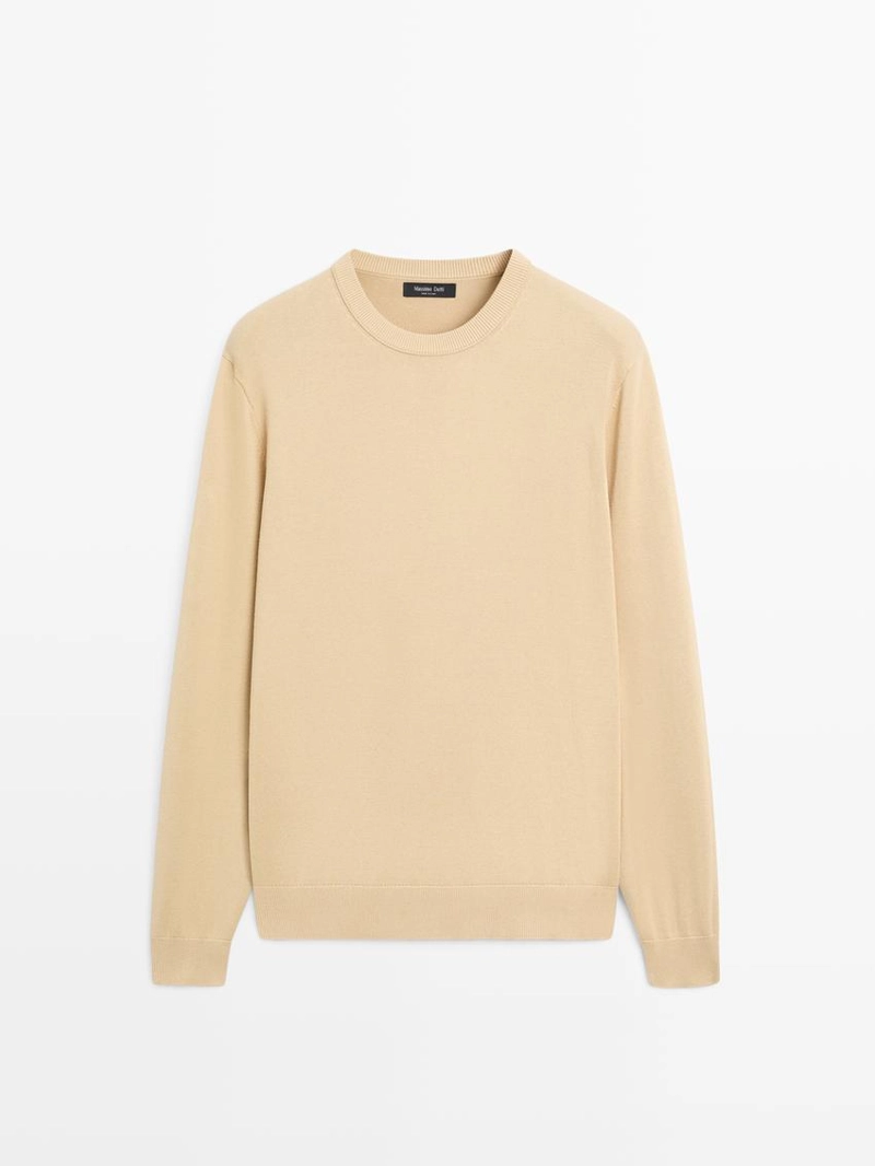 Джемпер из хлопково-шерстяной смеси