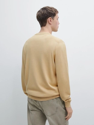 Джемпер из хлопково-шерстяной смеси- Заказать в России