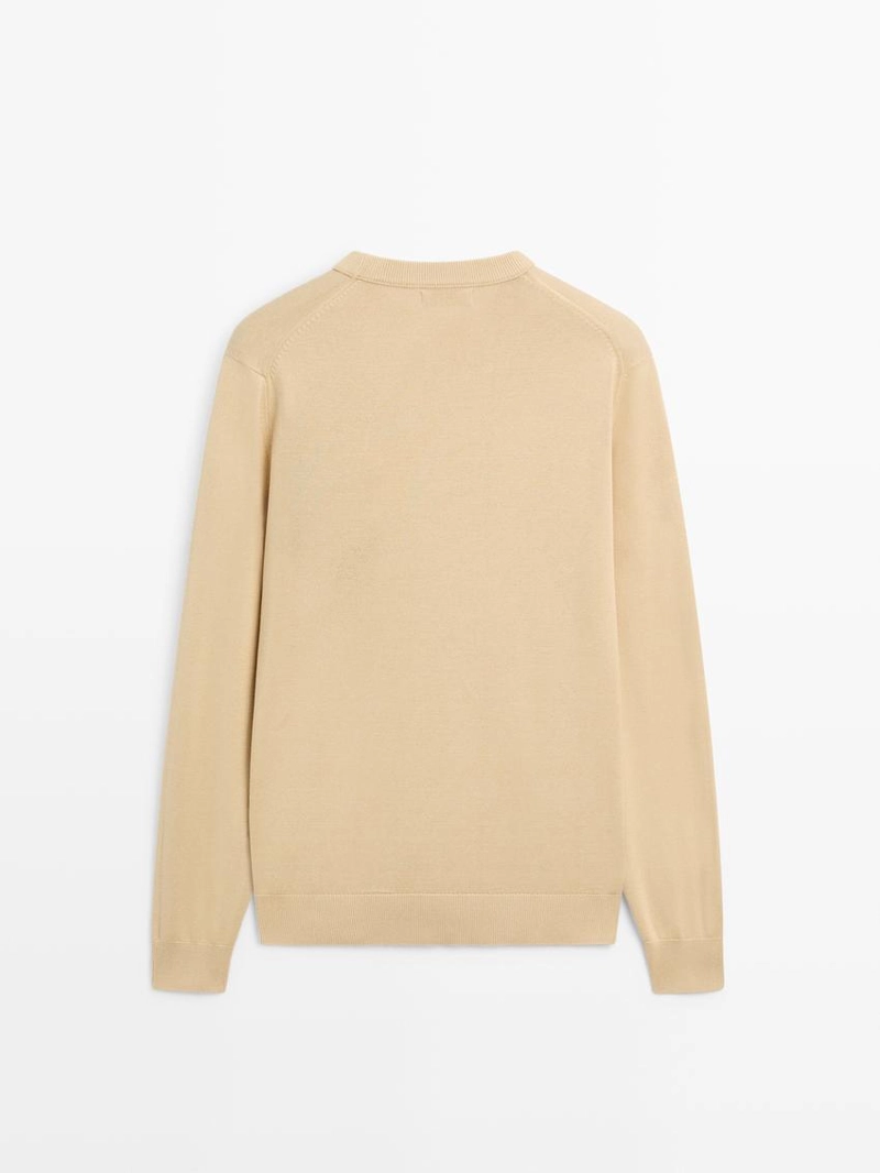 Джемпер из хлопково-шерстяной смеси