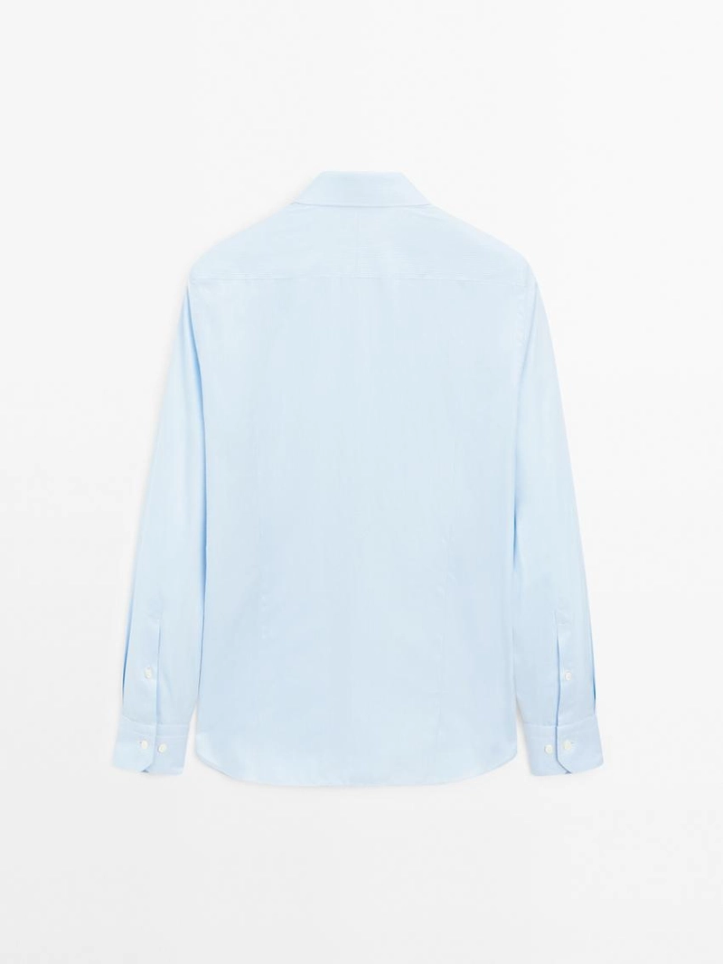 Рубашка в полоску slim fit