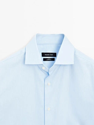 Рубашка в полоску SLIM FIT- Заказать в России