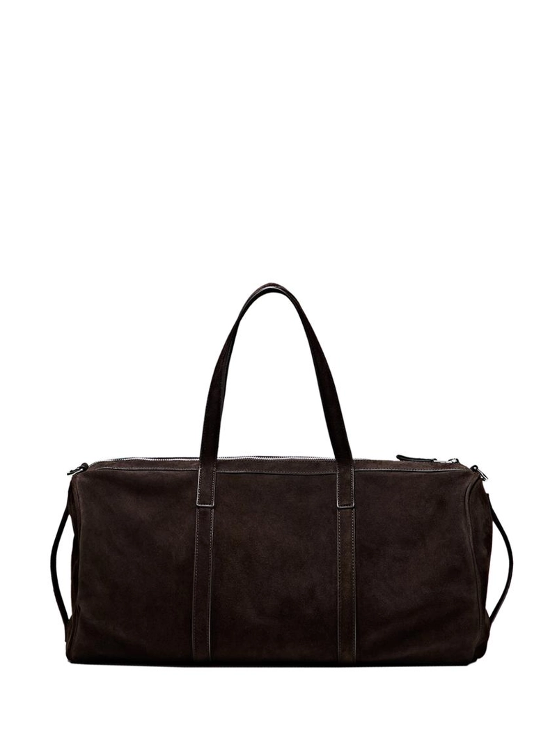 Кожаная сумка для путешествий из замши