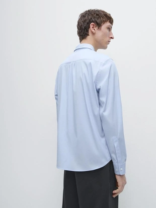 Рубашка из хлопково-вискозного материала- Заказать в России