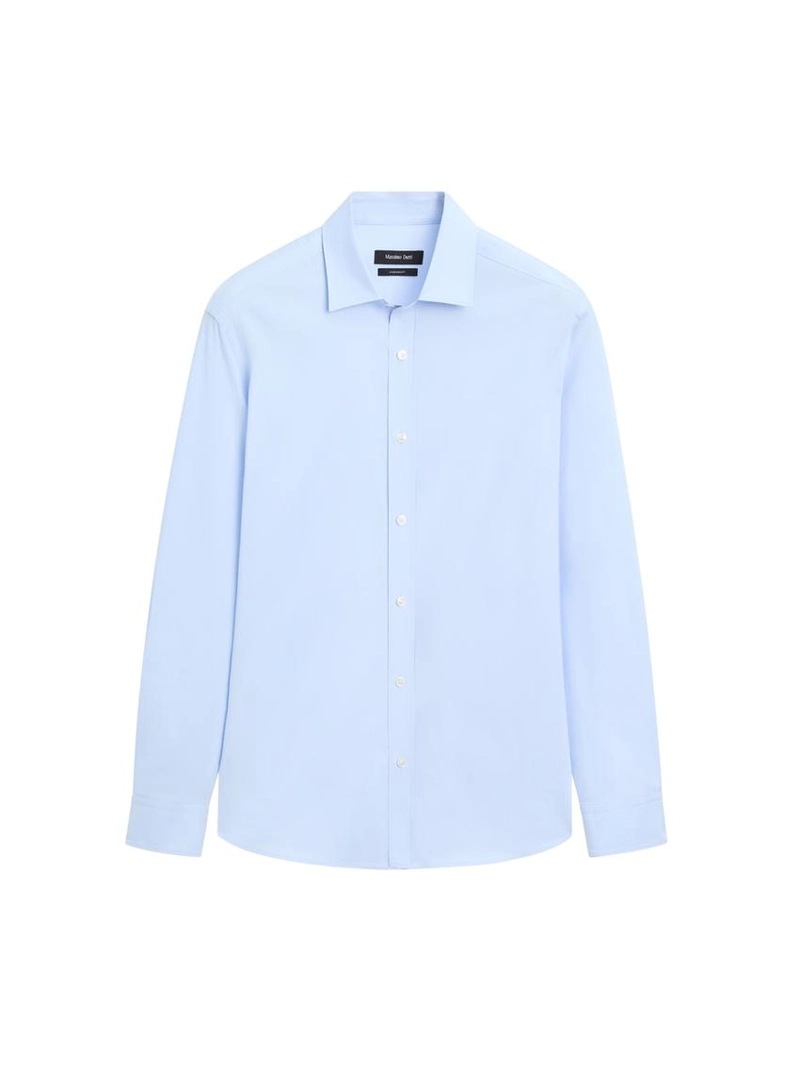 Рубашка из хлопково-вискозного материала