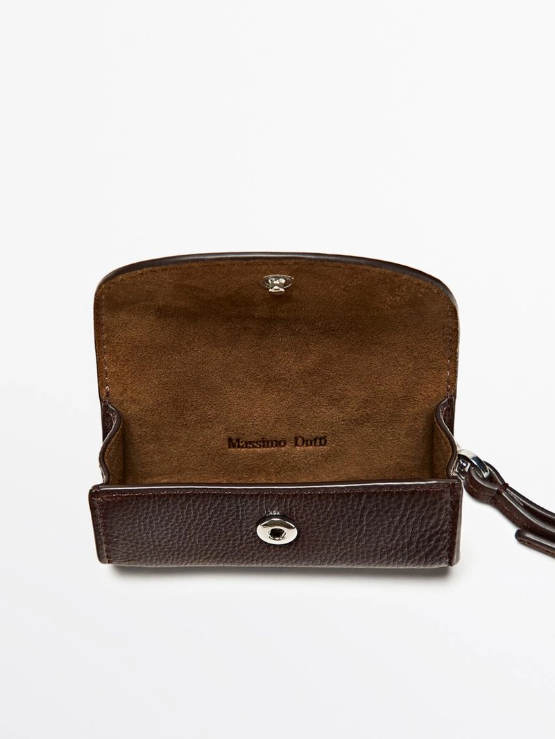 Чехол для помады из натуральной кожи наппа