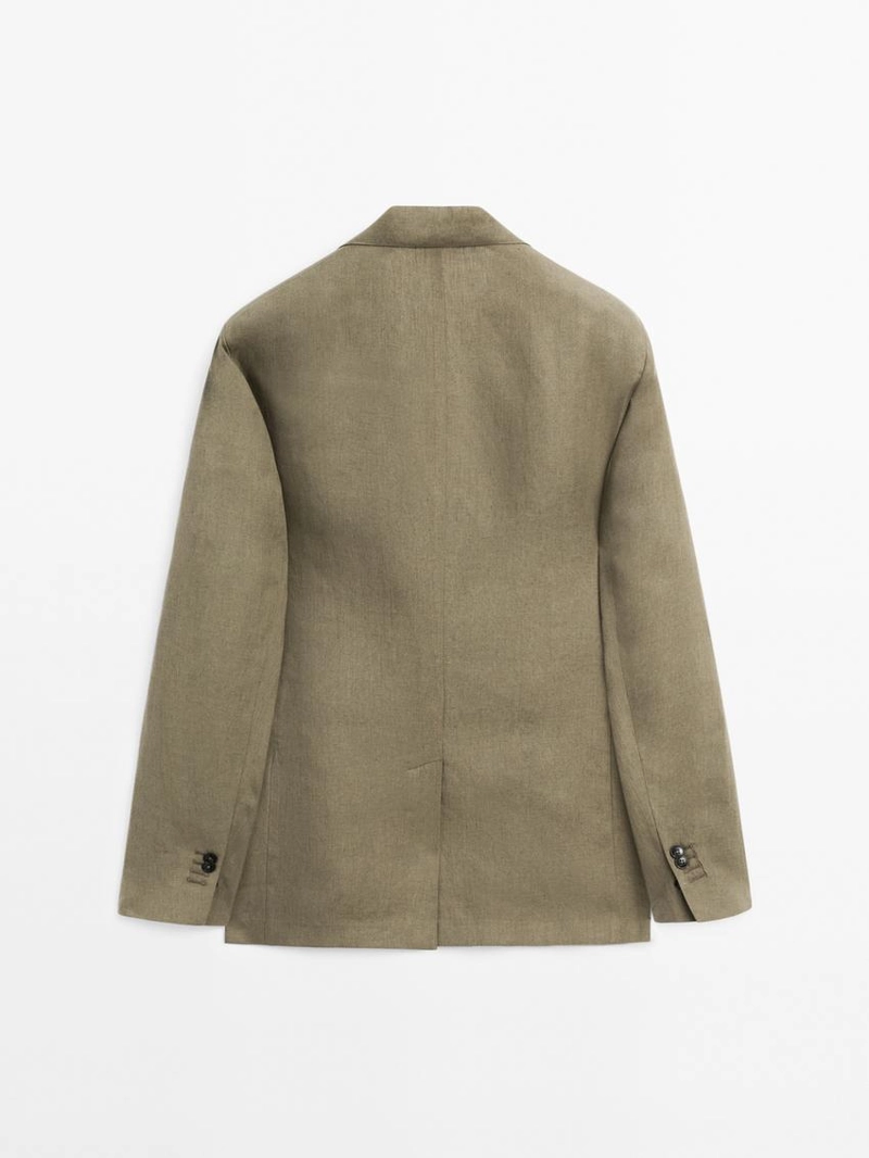 Пиджак из льна