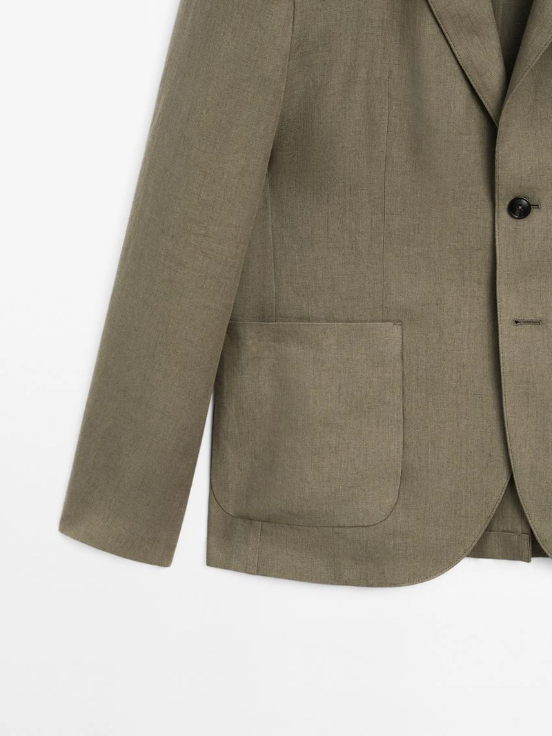 Пиджак из льна