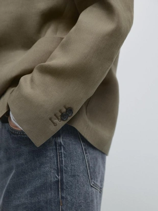 Пиджак из льна- Заказать в России