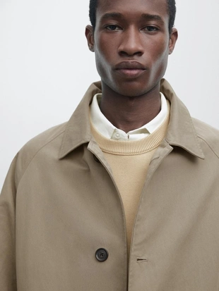 Легкое тренчкот с лацканами- Заказать в России