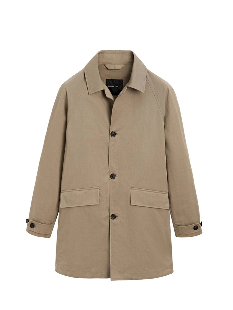 Легкое тренчкот с лацканами