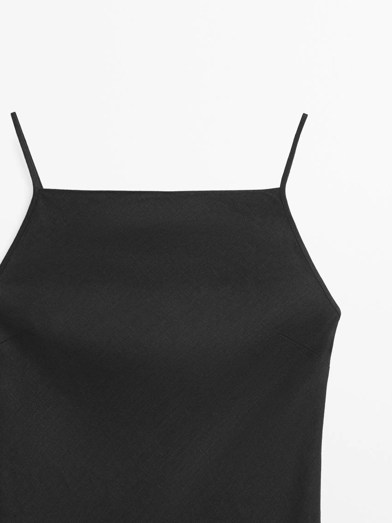 Платье из 100% льна