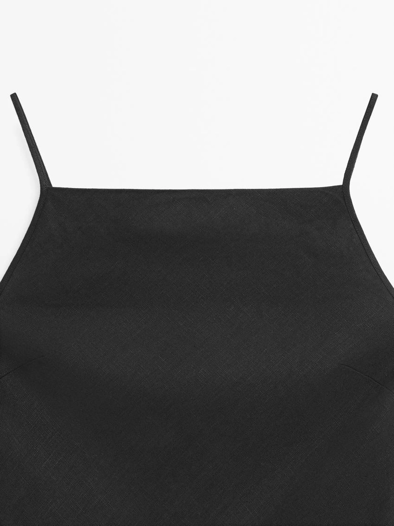 Платье из 100% льна