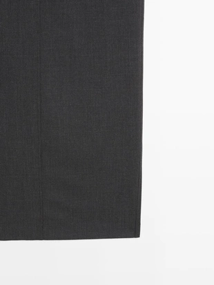 Юбка-карандаш из шерстяной смеси с карманами- Заказать в России