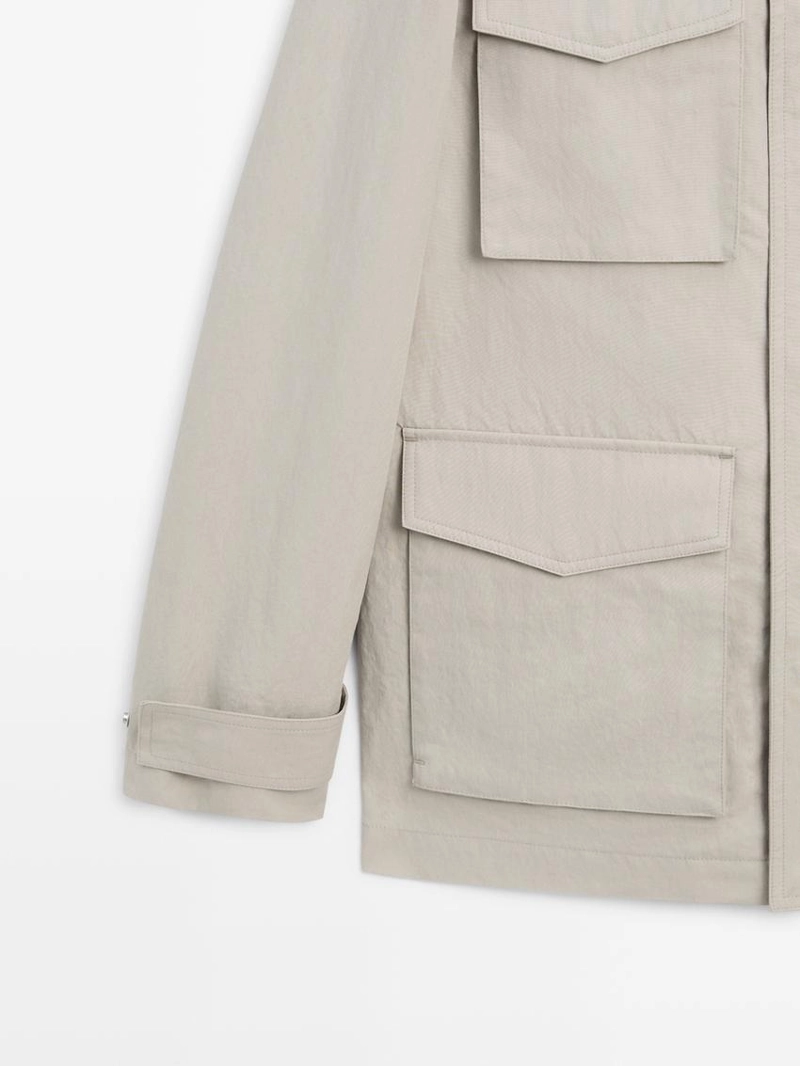 Куртка с деталями кармана