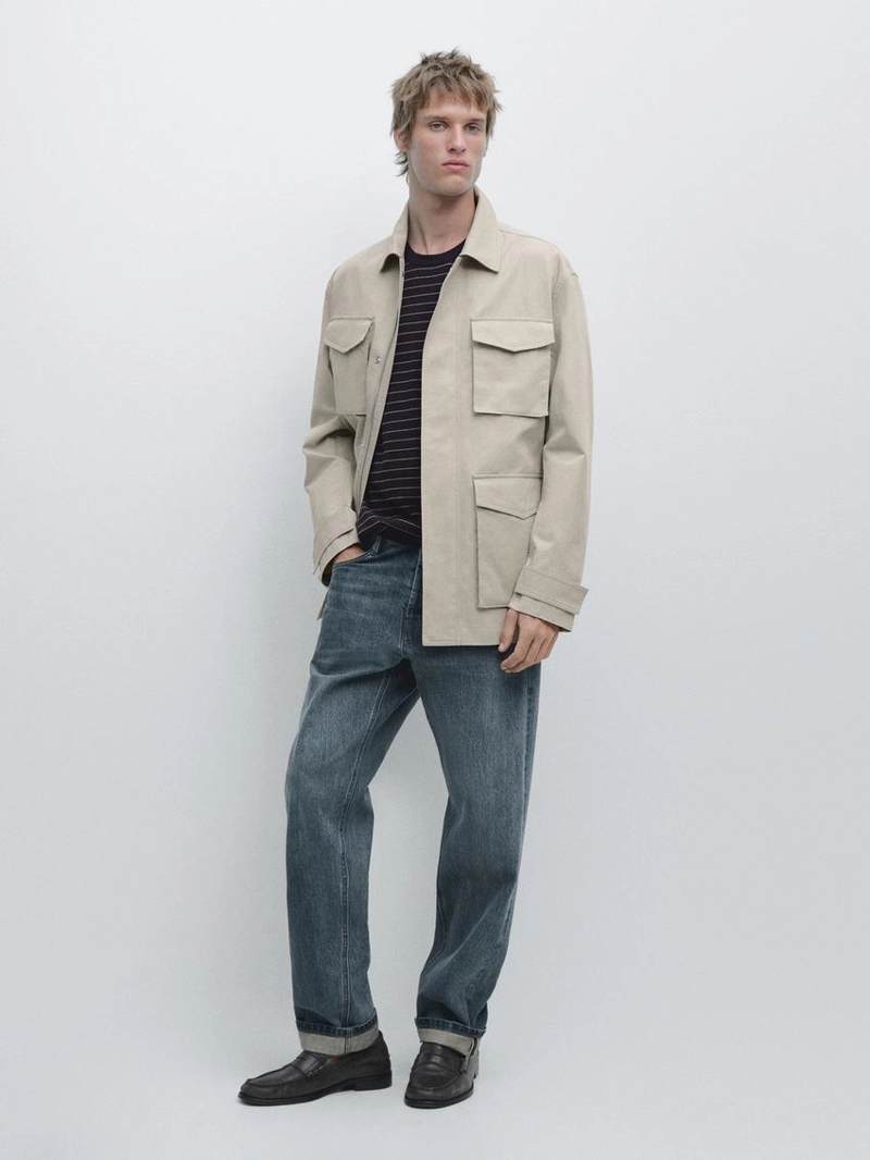 Куртка с деталями кармана