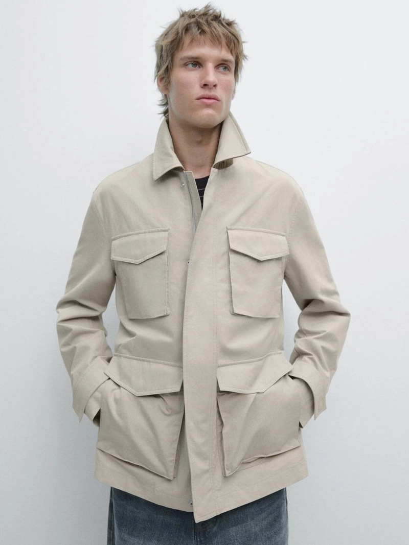 Куртка с деталями кармана